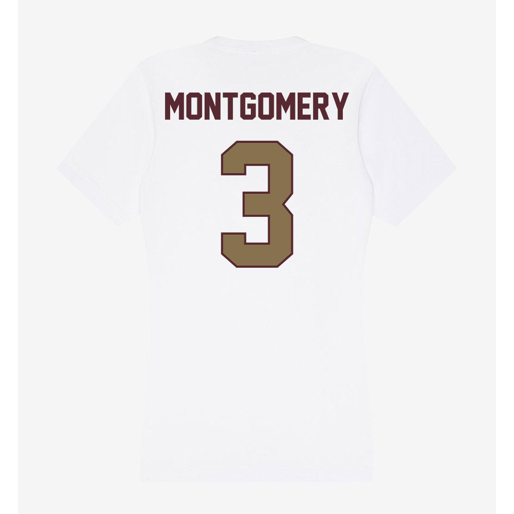 Texas State - NCAA Women's Soccer : Alexis Montgomery - Women's V-Neck T-Shirt-1