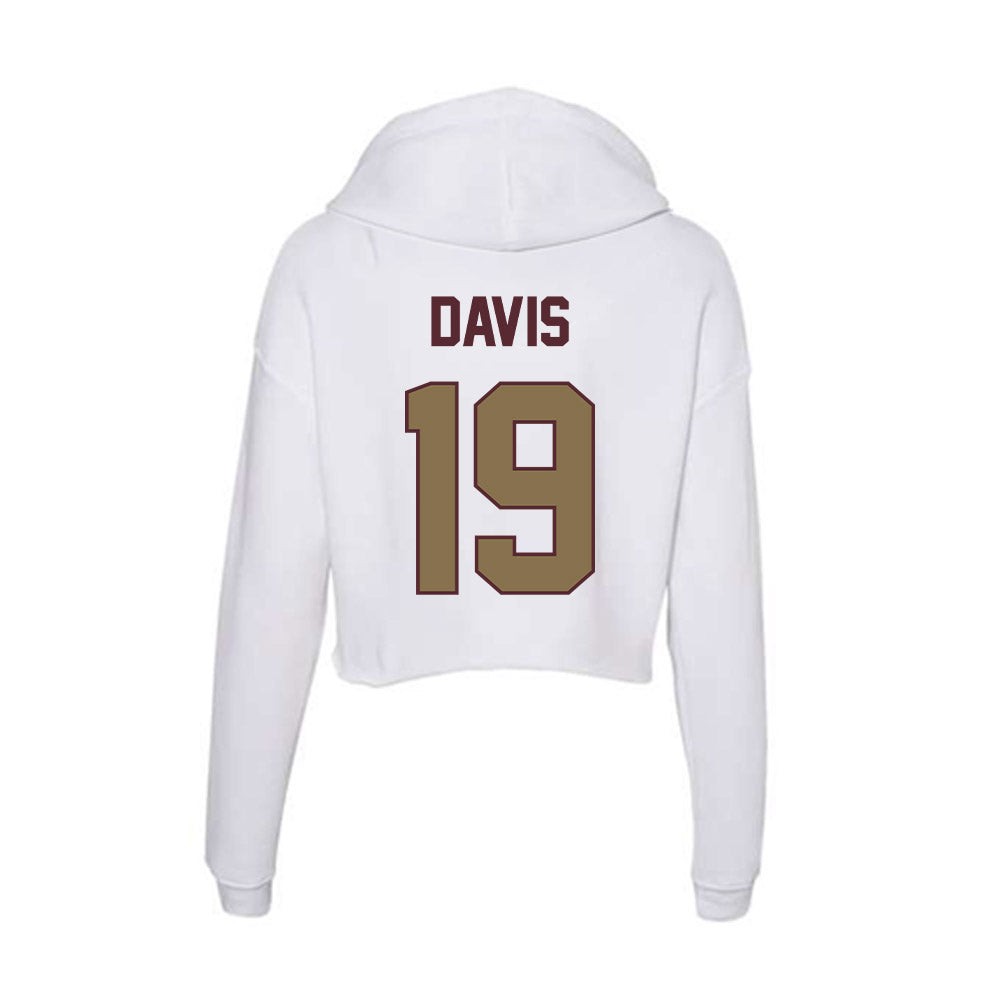 Texas State - NCAA Softball : Chesney Davis - Women's Crop Fleece Hoodie-1