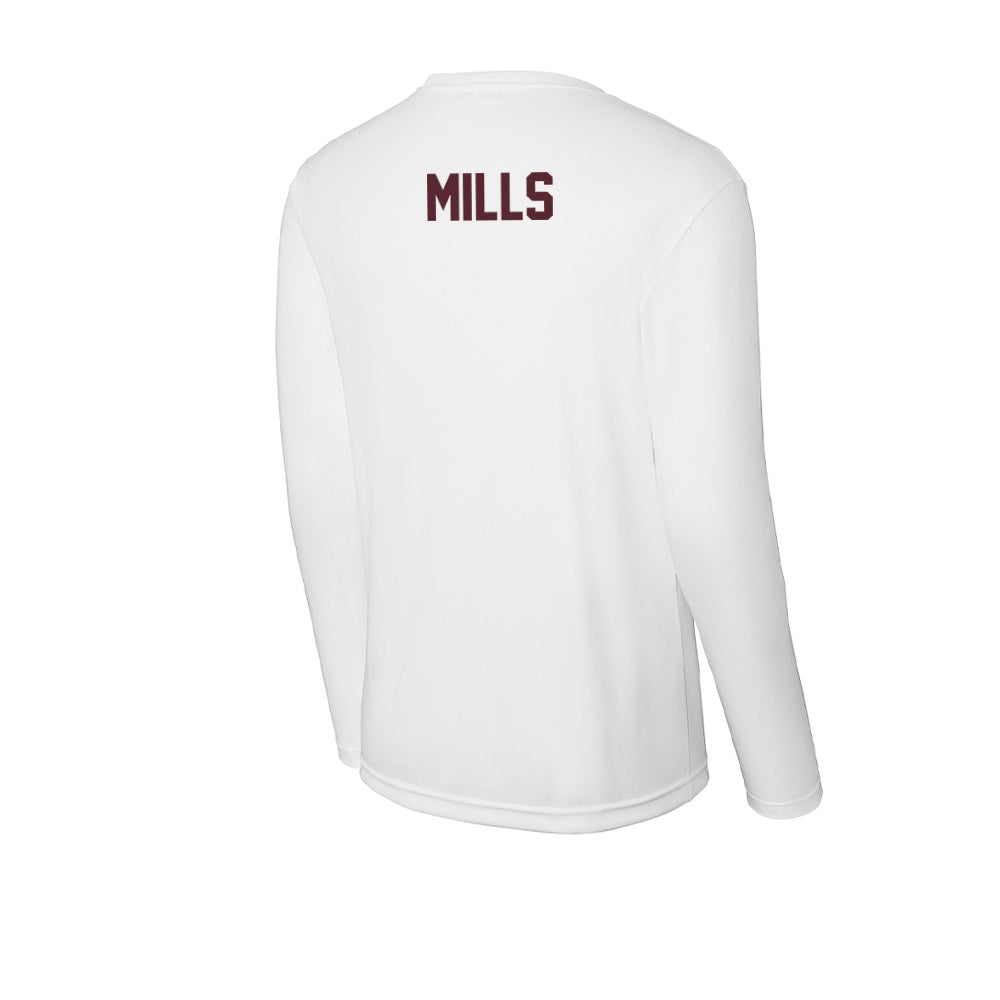 Texas State - NCAA Women's Tennis : Chantajah Mills - Activewear Long Sleeve T-Shirt-1