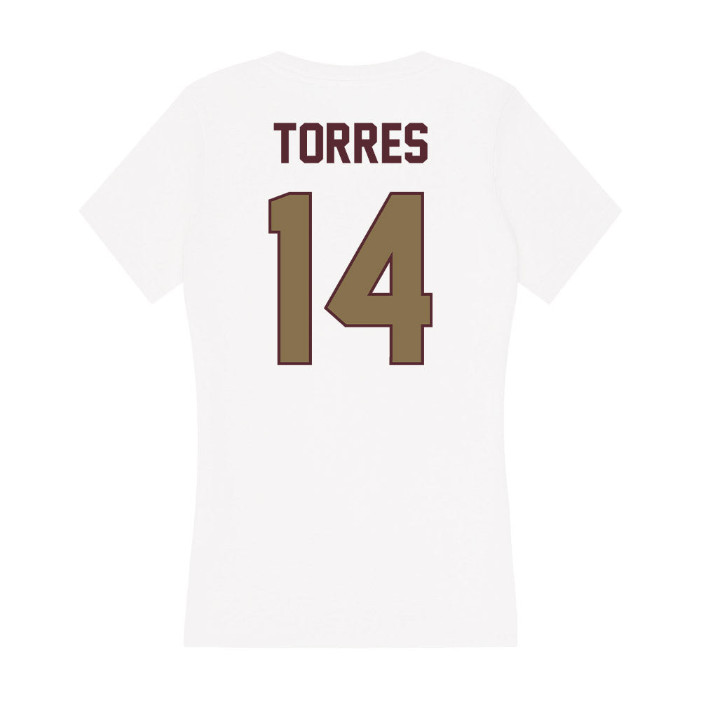 - NCAA Women's Volleyball : Ryann Torres - Women's V-Neck T-Shirt-1