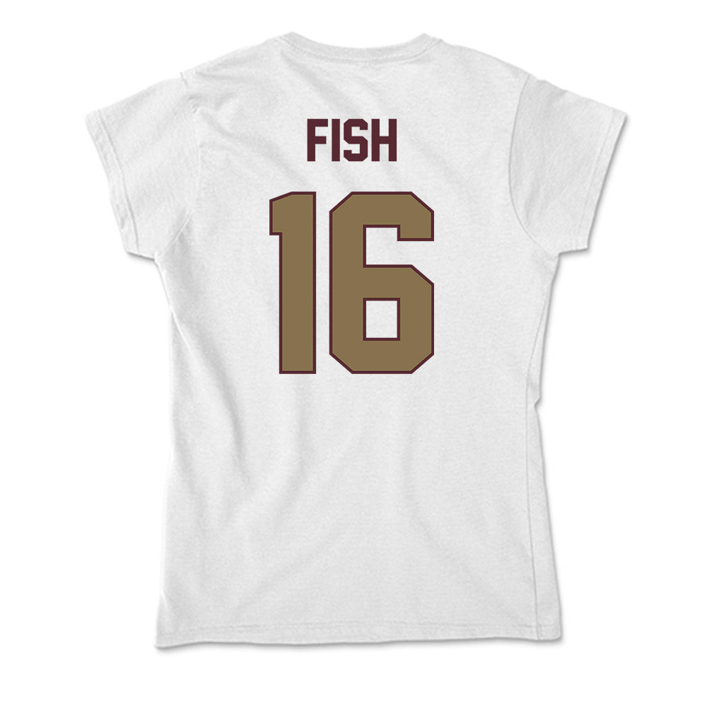 Texas State - NCAA Softball : Emily Fish - Soft Style Women’s T-Shirt-1