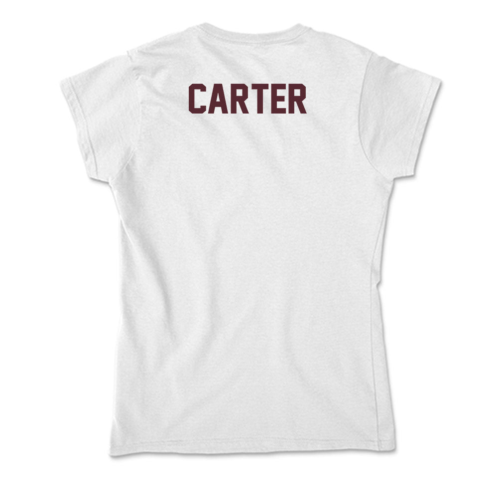 Texas State - NCAA Men's Track & Field : adam carter - Soft Style Women’s T-Shirt-1