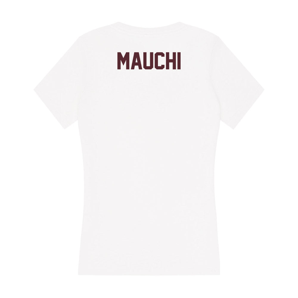 Texas State - NCAA Women's Tennis : Tadiwanashe Mauchi - Women's V-Neck T-Shirt-1
