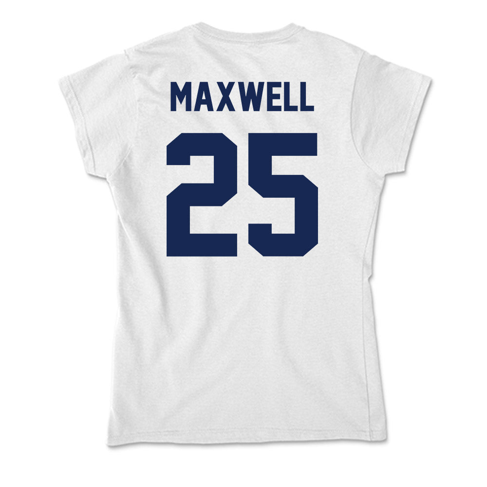 Dayton - NCAA Men's Basketball : Will Maxwell - Soft Style Women’s T-Shirt-1