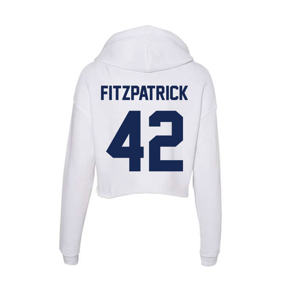 Dayton - NCAA Football : Dillon Fitzpatrick - Women's Crop Fleece Hoodie-1