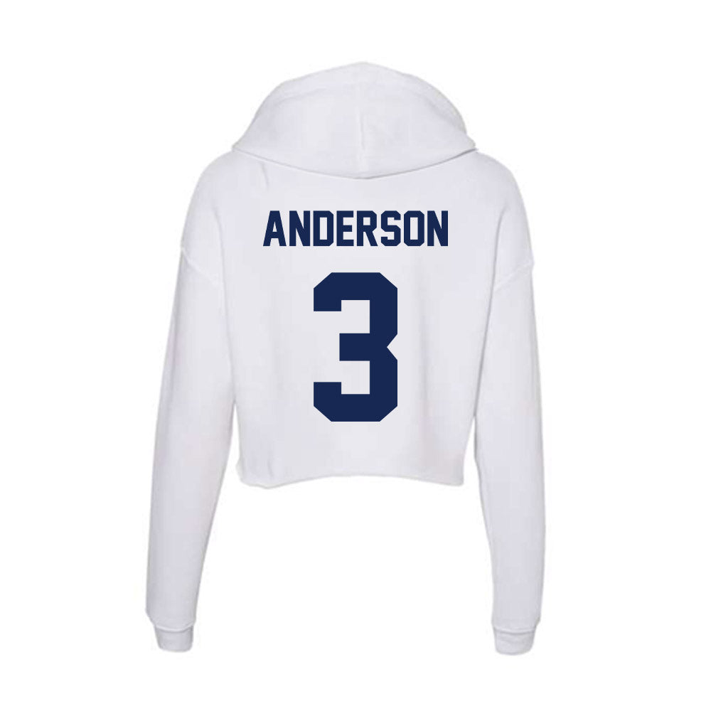Dayton - NCAA Football : Josh Anderson - Women's Crop Fleece Hoodie-1