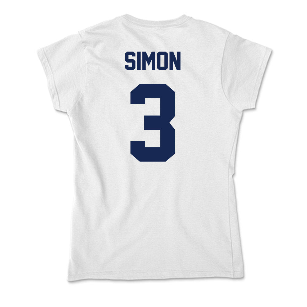 Dayton - NCAA Men's Basketball : Jaiun Simon - Soft Style Women’s T-Shirt-1