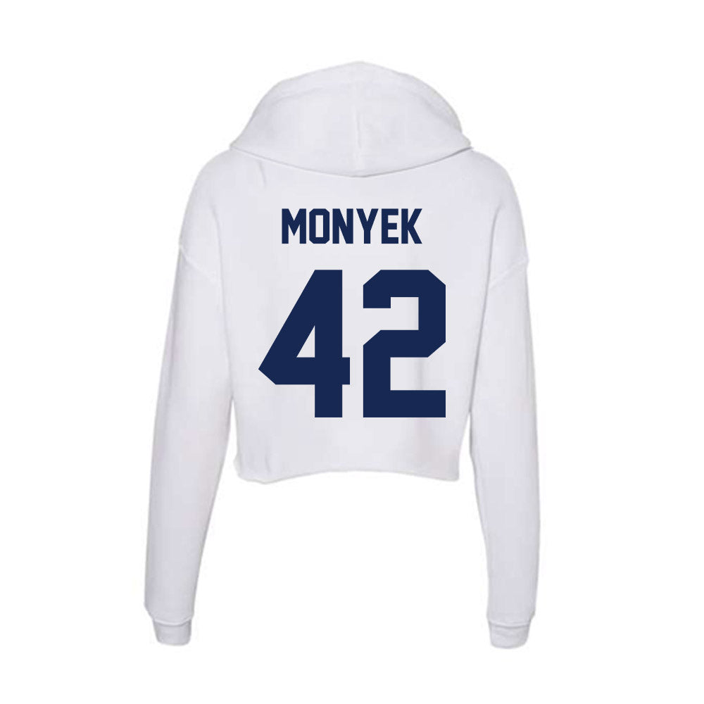 Dayton - NCAA Women's Basketball : Eleanor Monyek - Women's Crop Fleece Hoodie-1