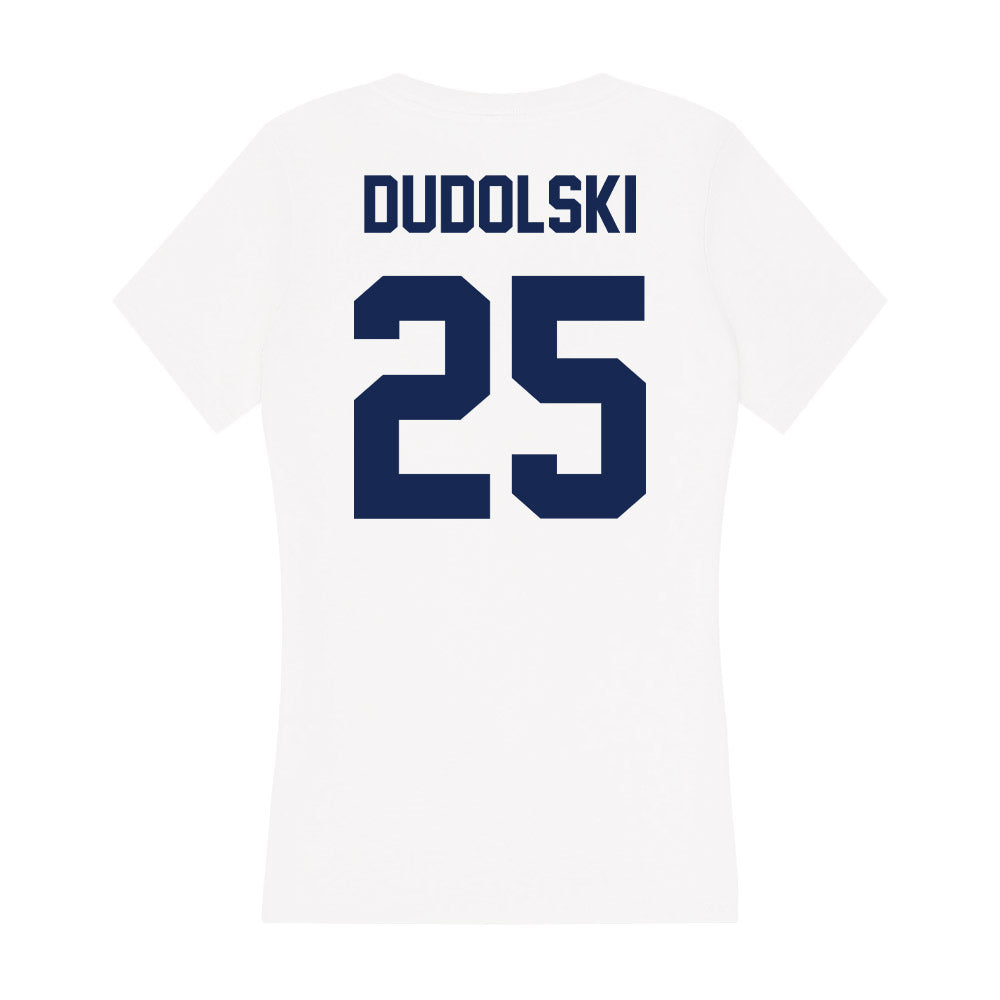 Dayton - NCAA Baseball : Michael Dudolski - Women's V-Neck T-Shirt-1