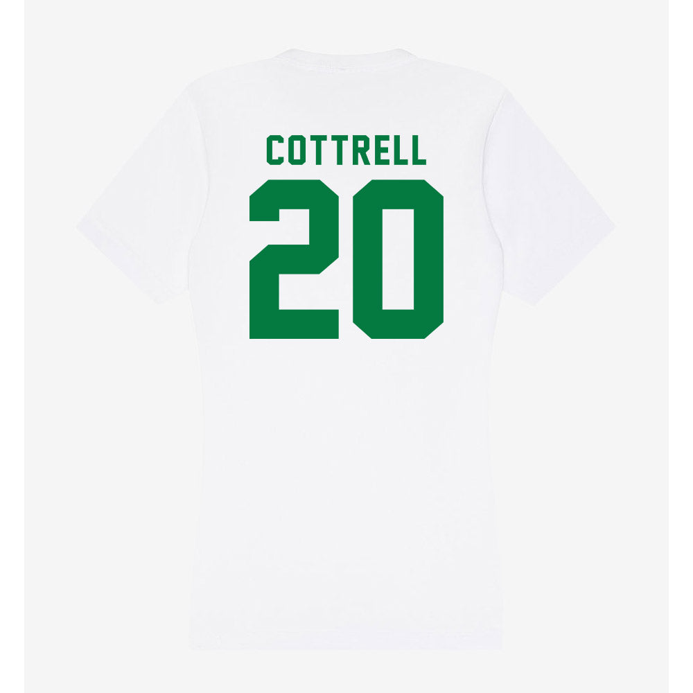 OKBU - NCAA Women's Basketball : Taryn Cottrell - Women's V-Neck T-Shirt-1