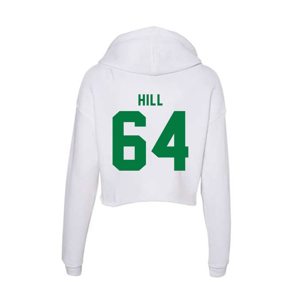 OKBU - NCAA Football : Graham Hill - Women's Crop Fleece Hoodie-1