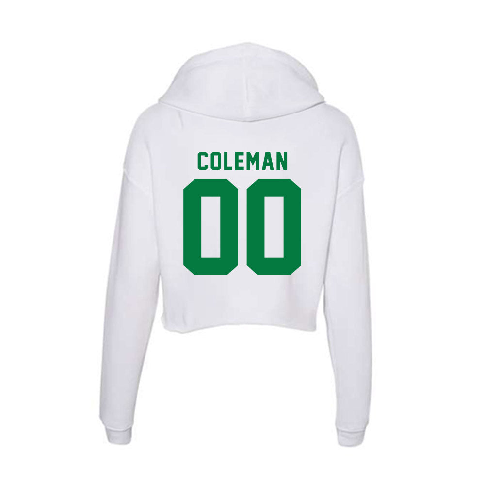 OKBU - NCAA Football : Anthony Coleman - Women's Crop Fleece Hoodie-1