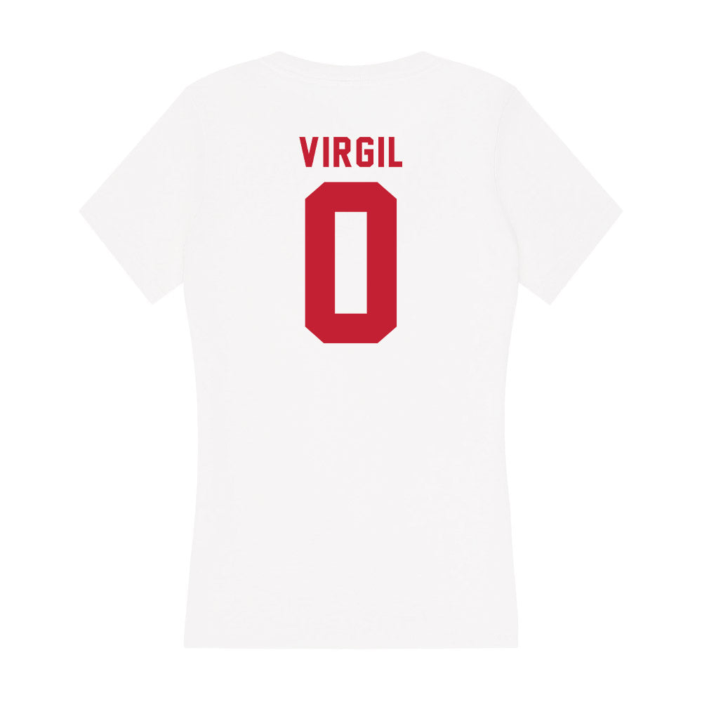 Miami of Ohio - NCAA Football : Reggie Virgil - Women's V-Neck T-Shirt-1