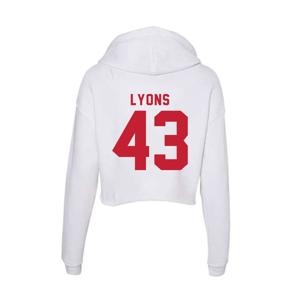Miami of Ohio - NCAA Football : Grant Lyons - Women's Crop Fleece Hoodie-1