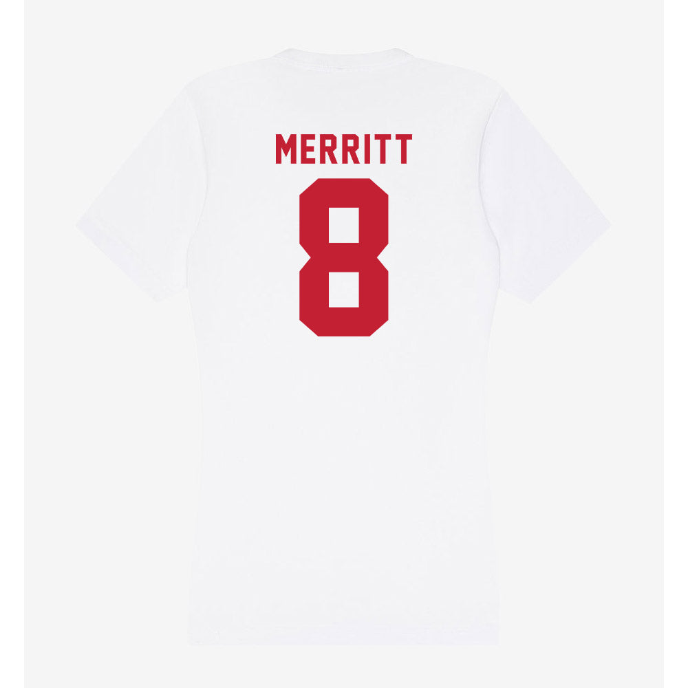 Miami of Ohio - NCAA Softball : Holly Merritt - Women's V-Neck T-Shirt-1