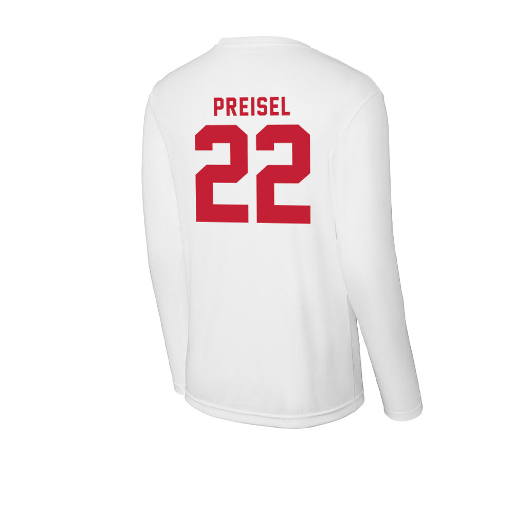 Miami of Ohio - NCAA Baseball : Connor Preisel - Activewear Long Sleeve T-Shirt