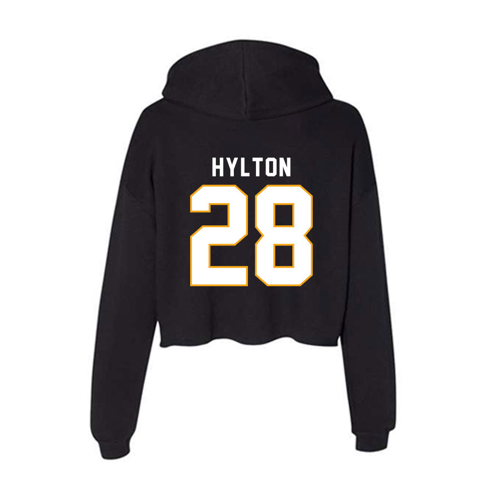 VCU - NCAA Baseball : Graham Hylton - Women's Crop Fleece Hoodie-1