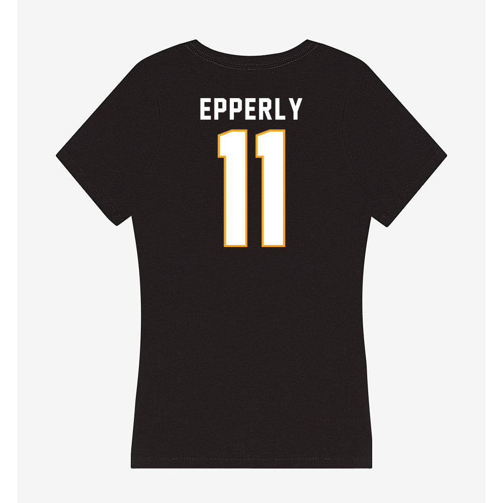 VCU - NCAA Women's Lacrosse : Kenson Epperly - Women's V-Neck T-Shirt-1