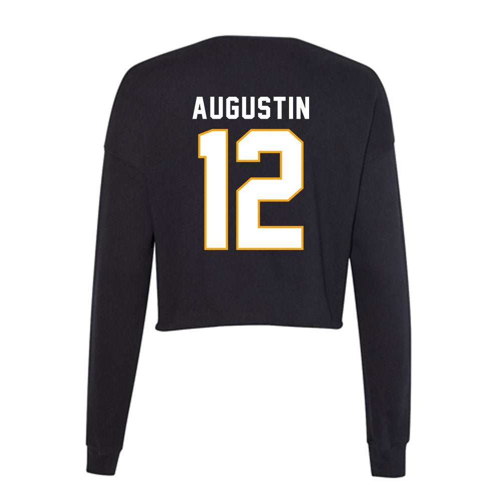 VCU - NCAA Women's Basketball : Patricia Augustin - Women's Cropped Crew Fleece-1