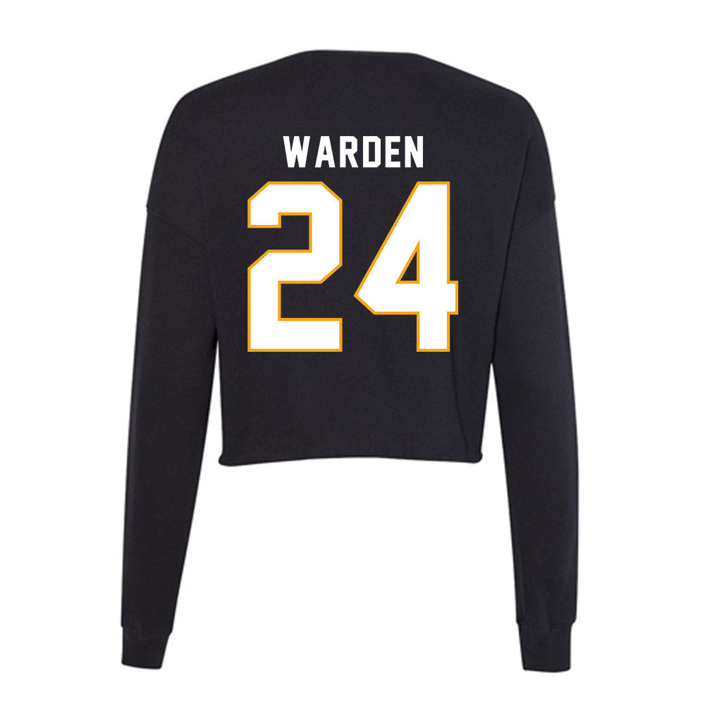VCU - NCAA Baseball : Alec Warden - Women's Cropped Crew Fleece-1