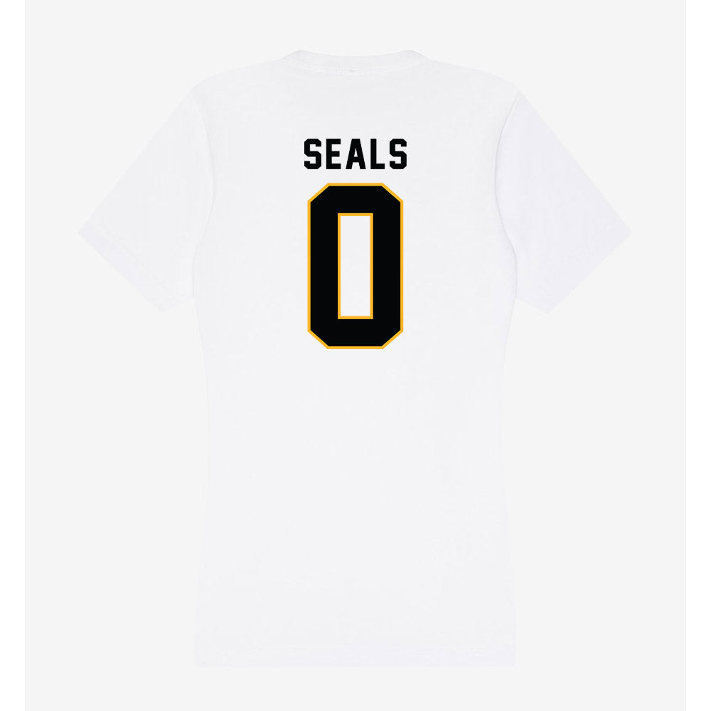 Kennesaw - NCAA Men's Basketball : Ramone Seals - Women's V-Neck T-Shirt-1