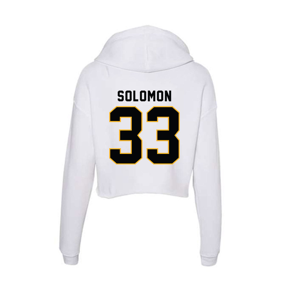 Kennesaw - NCAA Football : Jeremiah Solomon - Women's Crop Fleece Hoodie-1