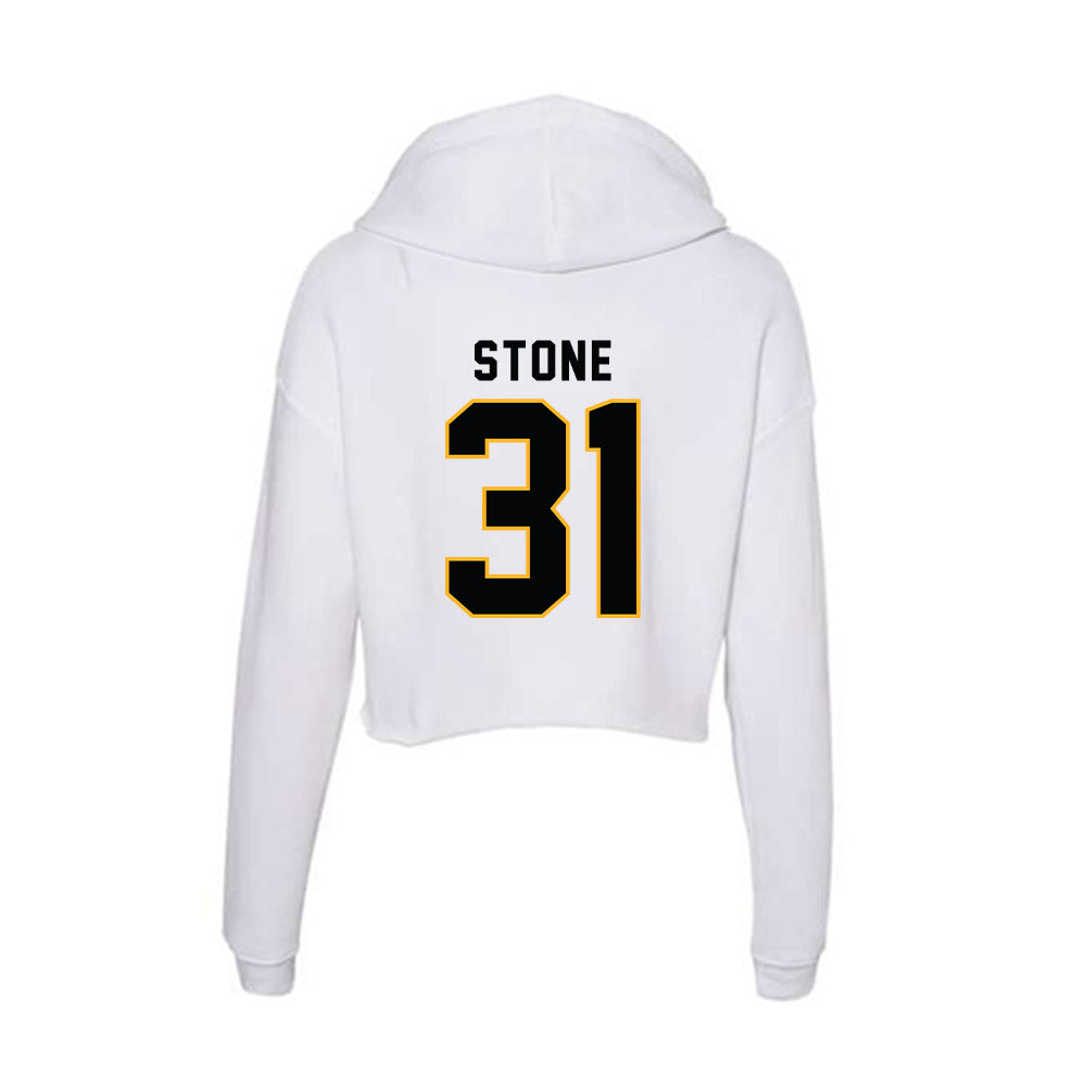 - NCAA Men's Basketball : Charles Stone - Women's Crop Fleece Hoodie-1