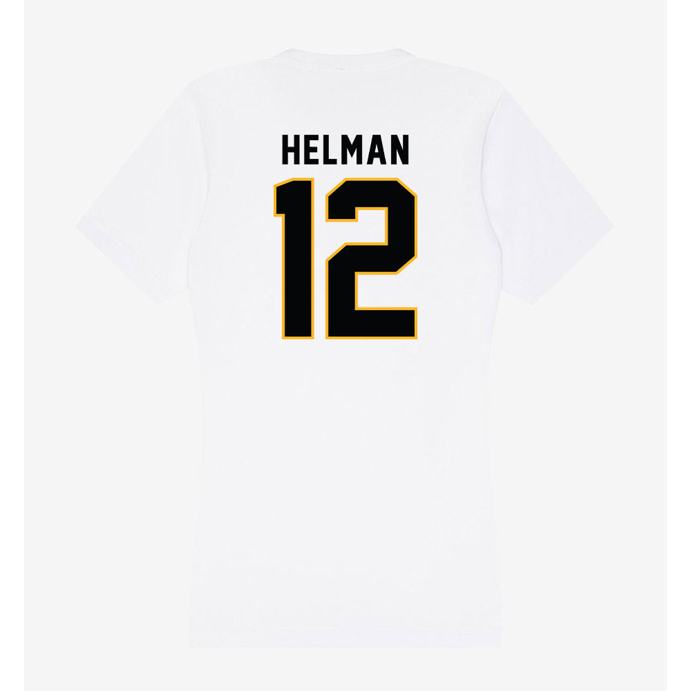 Kennesaw - NCAA Baseball : Nathan Helman - Women's V-Neck T-Shirt-1