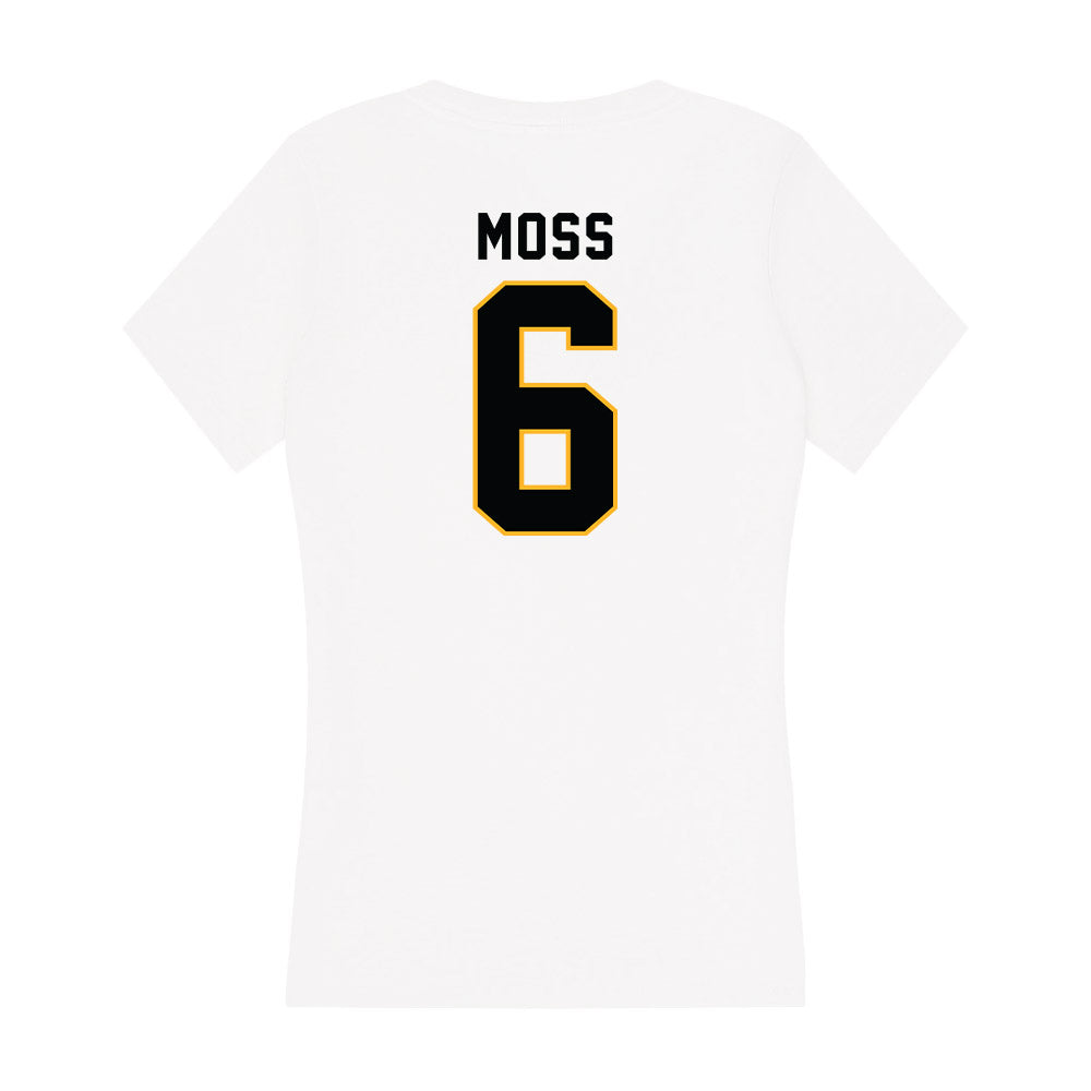 Kennesaw - NCAA Football : Christian Moss - Women's V-Neck T-Shirt-1