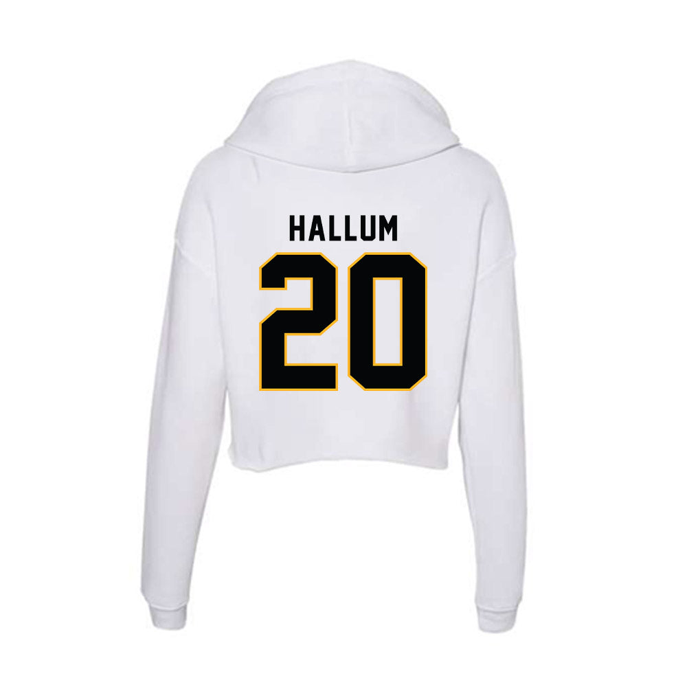 Kennesaw - NCAA Football : Tyler Hallum - Women's Crop Fleece Hoodie-1