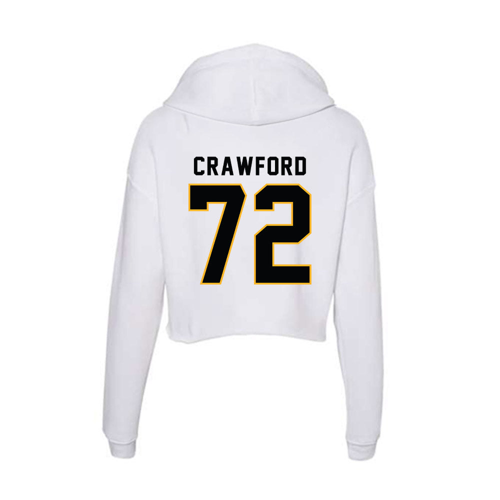 Kennesaw - NCAA Football : Haston Crawford - Women's Crop Fleece Hoodie-1