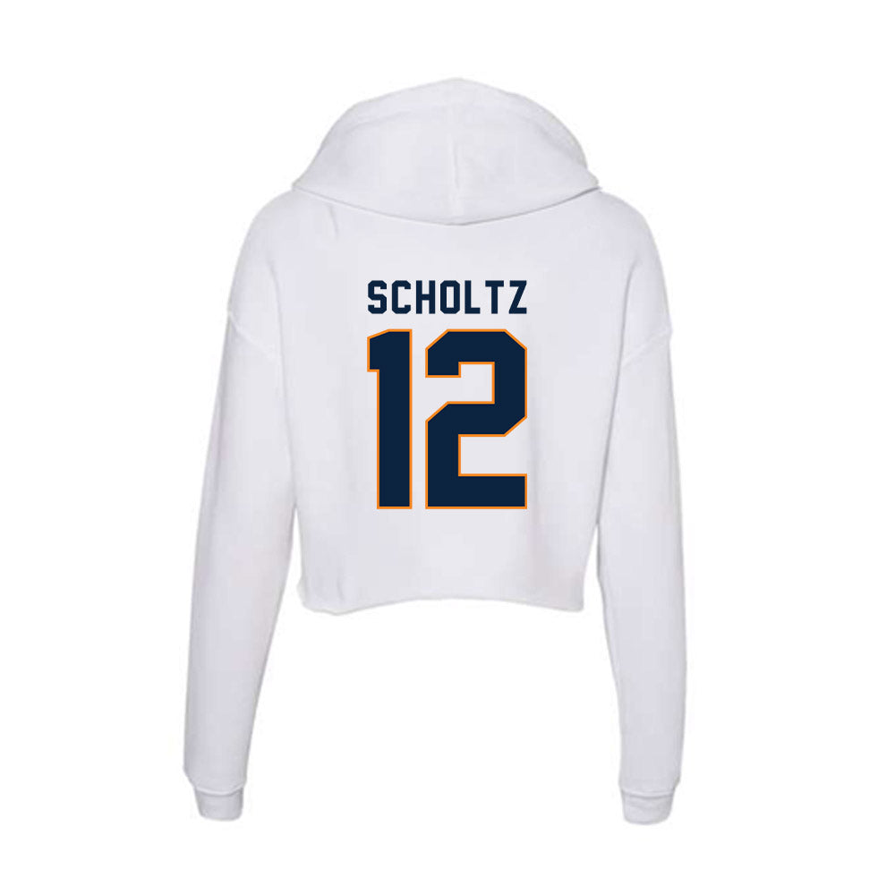 UT Martin - NCAA Softball : Samantha Scholtz - Women's Crop Fleece Hoodie-1