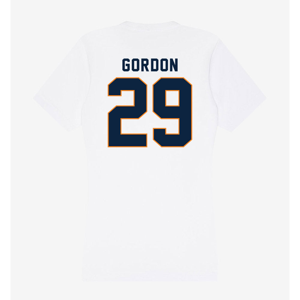 UT Martin - NCAA Baseball : Adam Gordon - Women's V-Neck T-Shirt-1