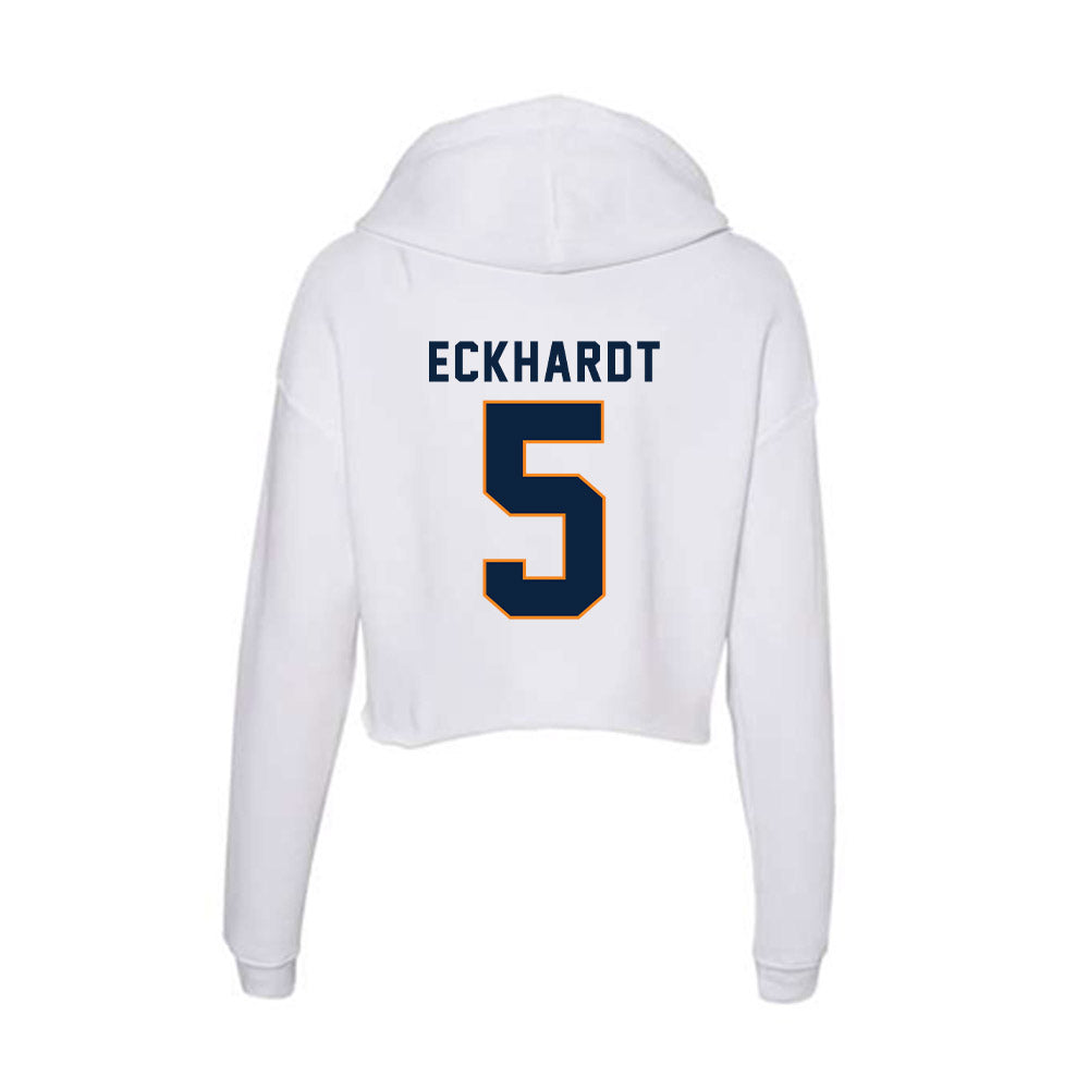 UT Martin - NCAA Beach Volleyball : Sydney Eckhardt - Women's Crop Fleece Hoodie-1