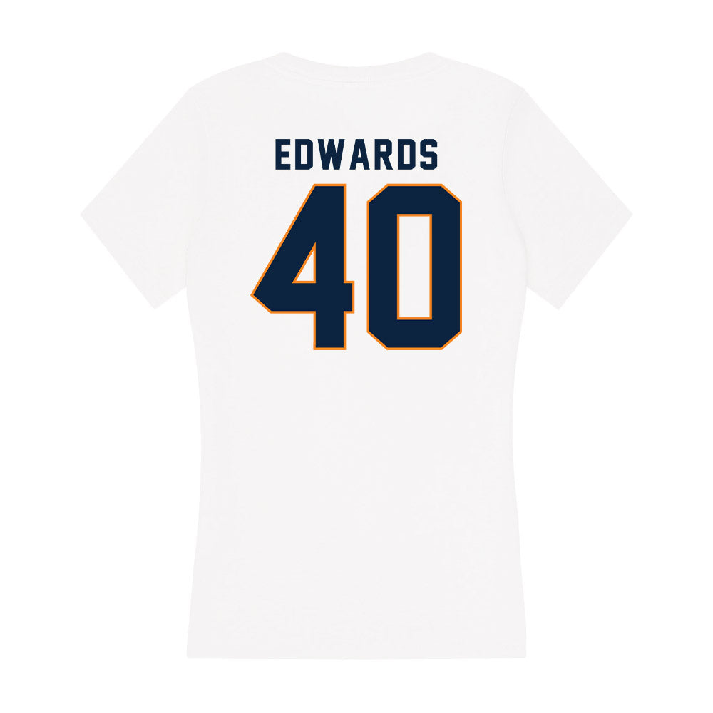 UT Martin - NCAA Baseball : Rett Edwards - Women's V-Neck T-Shirt-1