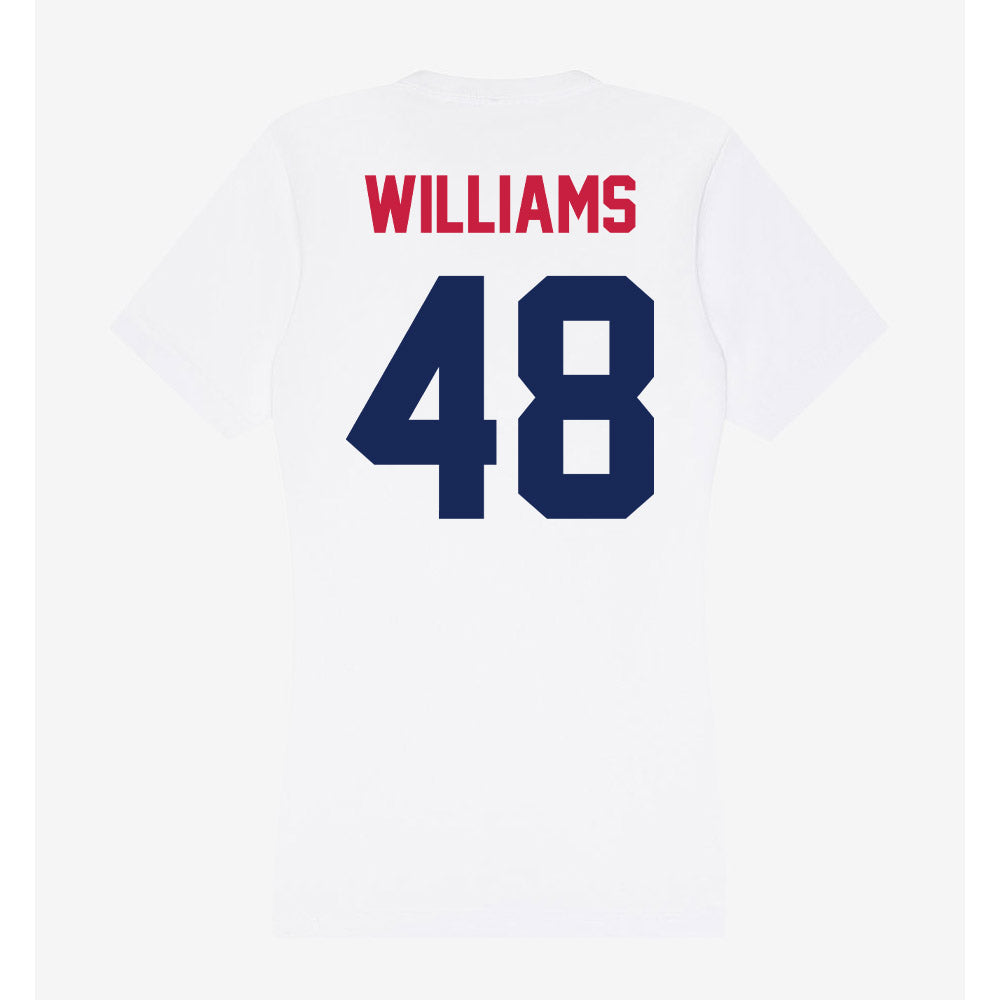 South Alabama - NCAA Football : Jordan Williams - Women's V-Neck T-Shirt-1