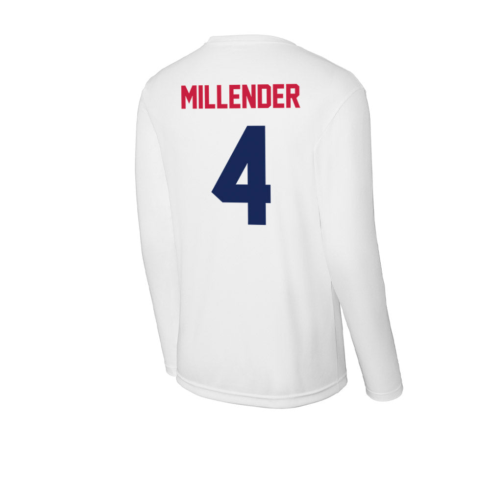 South Alabama - NCAA Men's Basketball : Smurf Millender - Activewear Long Sleeve T-Shirt-1