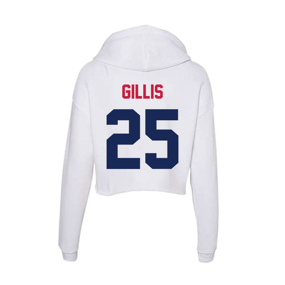 South Alabama - NCAA Baseball : John Gillis - Women's Crop Fleece Hoodie-1