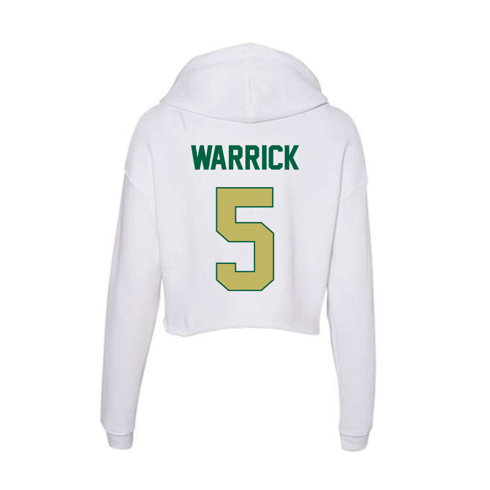 UAB - NCAA Baseball : Isaac Warrick - Women's Crop Fleece Hoodie-1