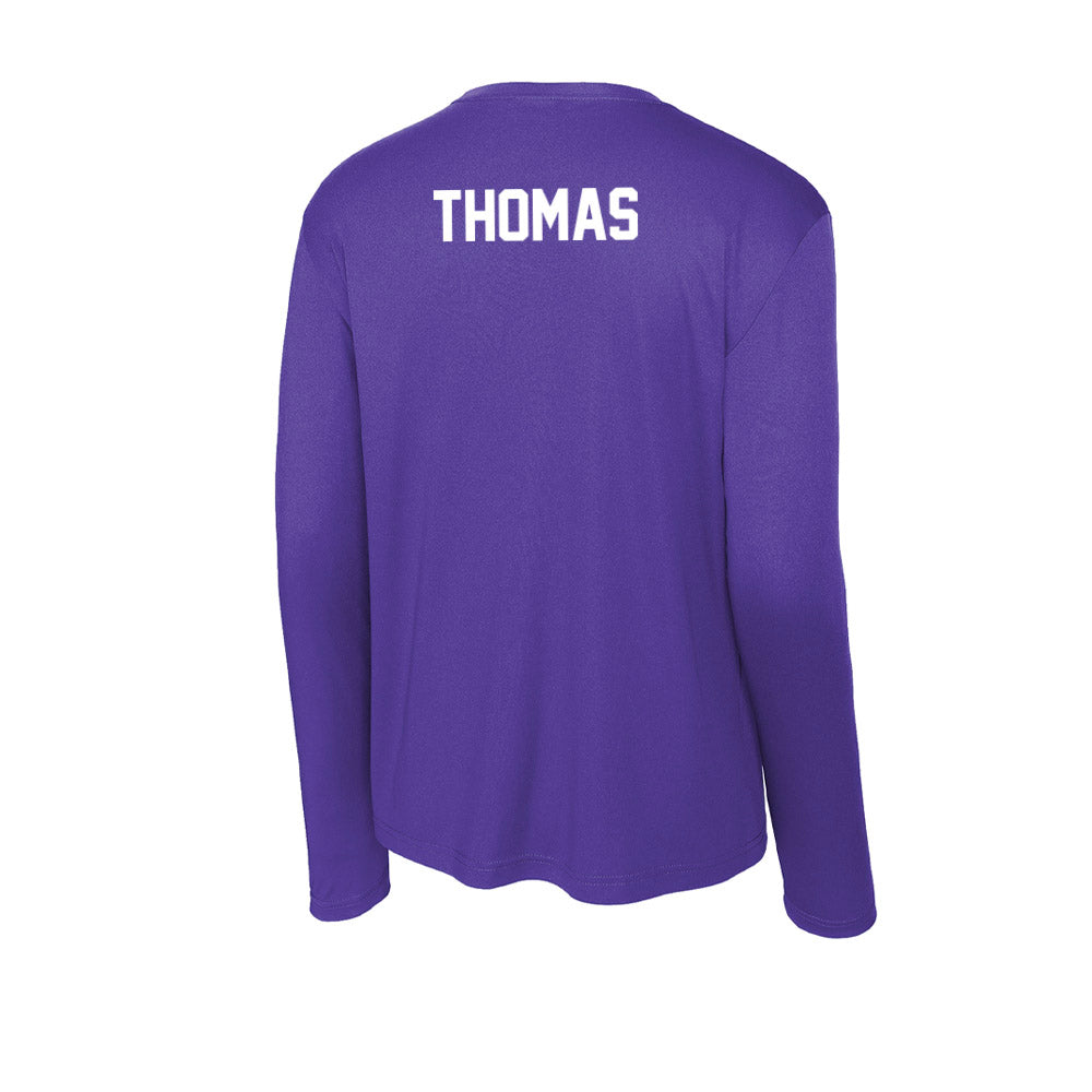 JMU - NCAA Women's Track & Field : KamDyn Thomas - Activewear Long Sleeve T-Shirt-1