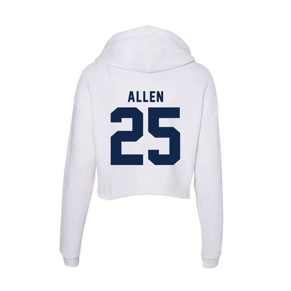 UCSD - NCAA Baseball : J.C. Allen - Women's Crop Fleece Hoodie-1
