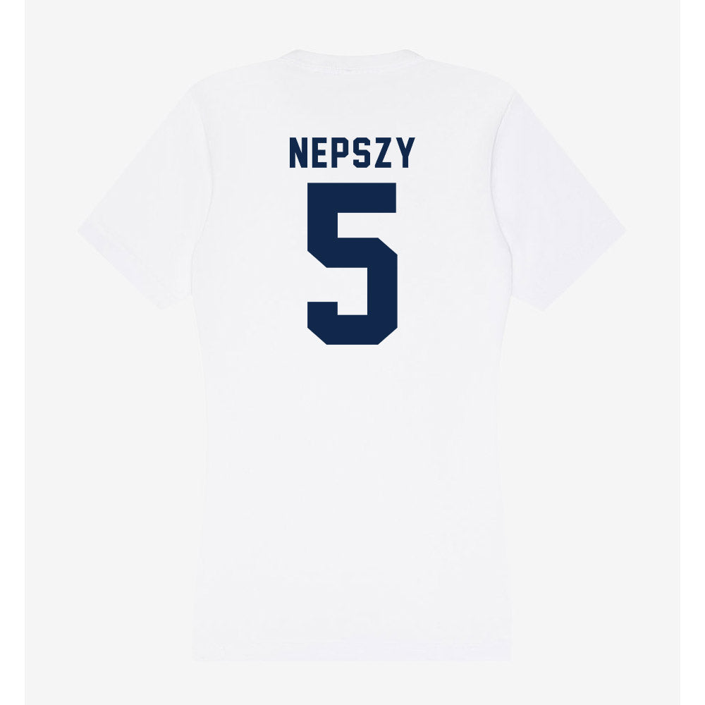 UCSD - NCAA Women's Volleyball : Maija Nepszy - Women's V-Neck T-Shirt-1