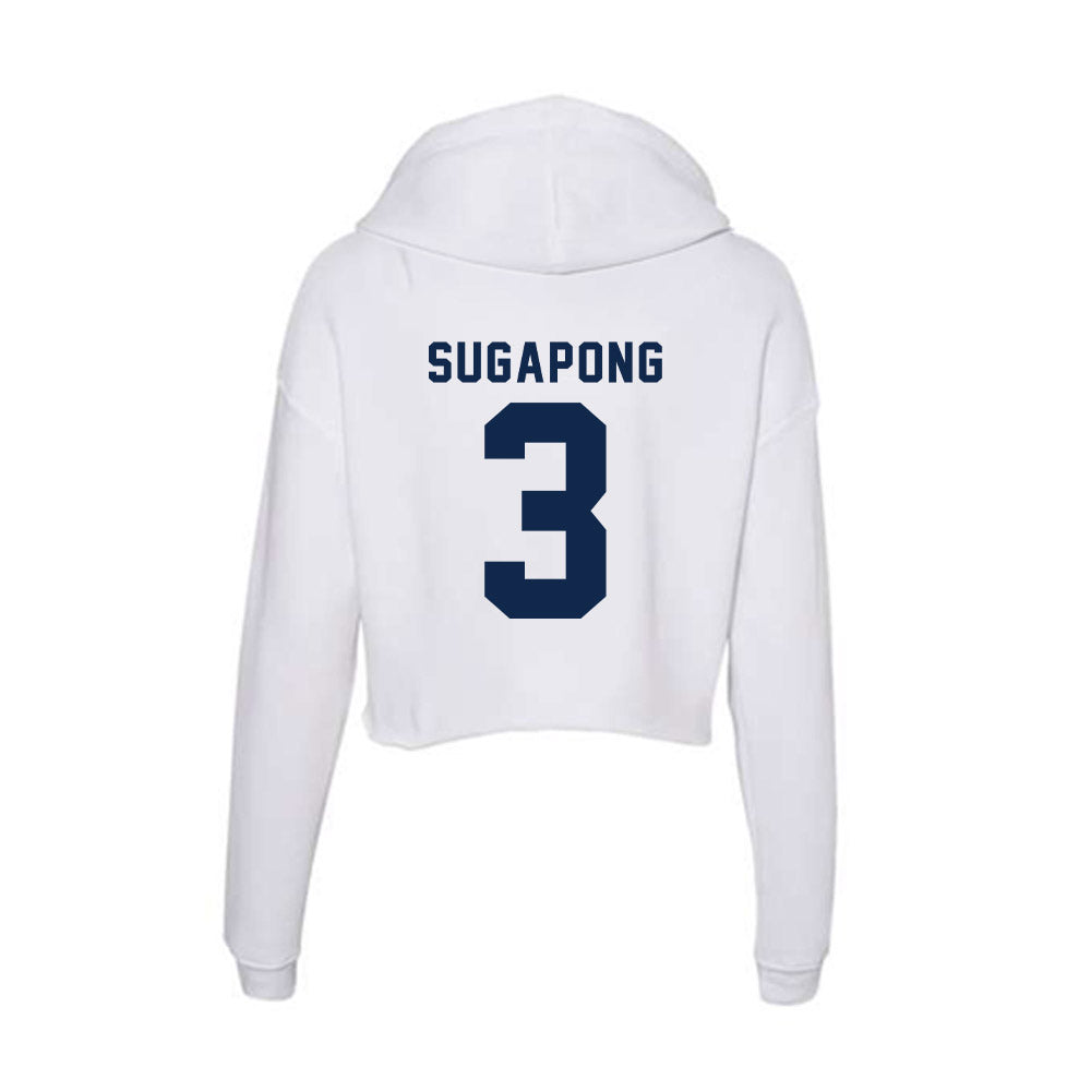 UCSD - NCAA Women's Basketball : Sumayah Sugapong - Women's Crop Fleece Hoodie-1