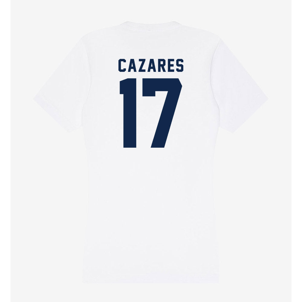 UCSD - NCAA Baseball : Julian Cazares - Women's V-Neck T-Shirt-1