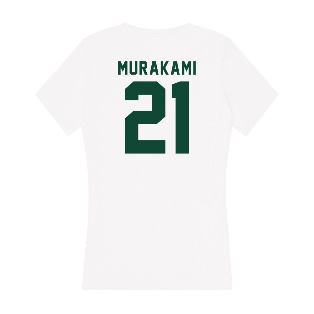 Hawaii - NCAA Softball : Carys Murakami - Women's V-Neck T-Shirt-1