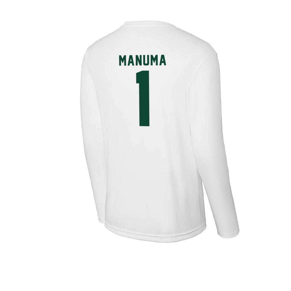 Hawaii - NCAA Football : Peter Manuma - Activewear Long Sleeve T-Shirt-1