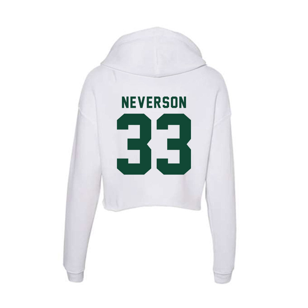 Hawaii - NCAA Women's Basketball : Saniyah Neverson - Women's Crop Fleece Hoodie-1