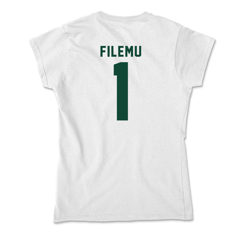 Hawaii - NCAA Women's Basketball : Kira-May Filemu - Soft Style Women’s T-Shirt-1