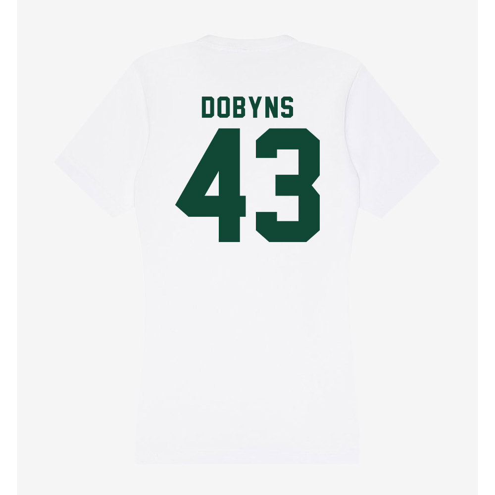 Hawaii - NCAA Baseball : Kyle Dobyns - Women's V-Neck T-Shirt-1