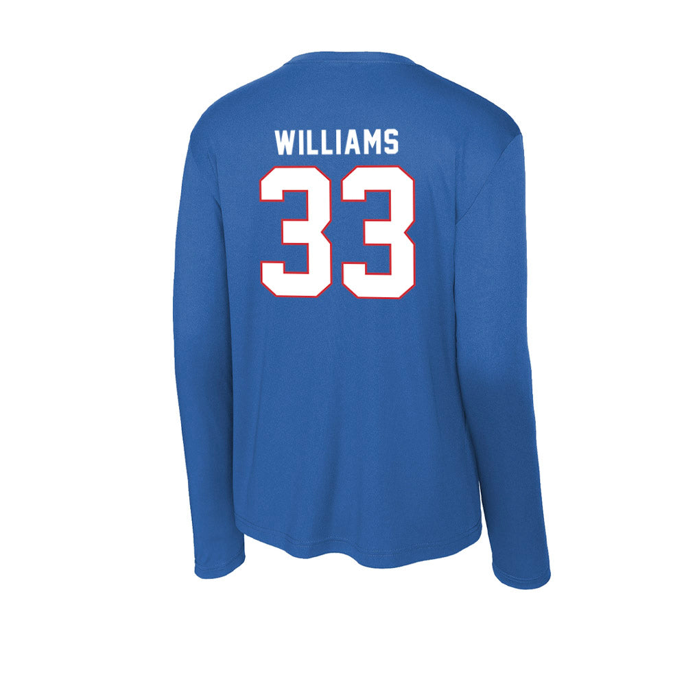 LA Tech - NCAA Football : Tavis Williams - Activewear Long Sleeve T-Shirt-1
